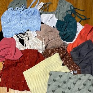 college crop tops bundle